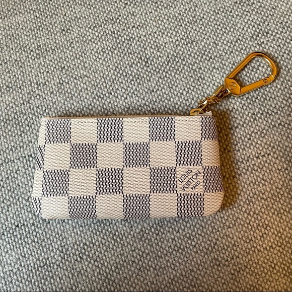 SOLD Authentic Louis Vuitton Cles Damier Azur - Picture 3 of 11